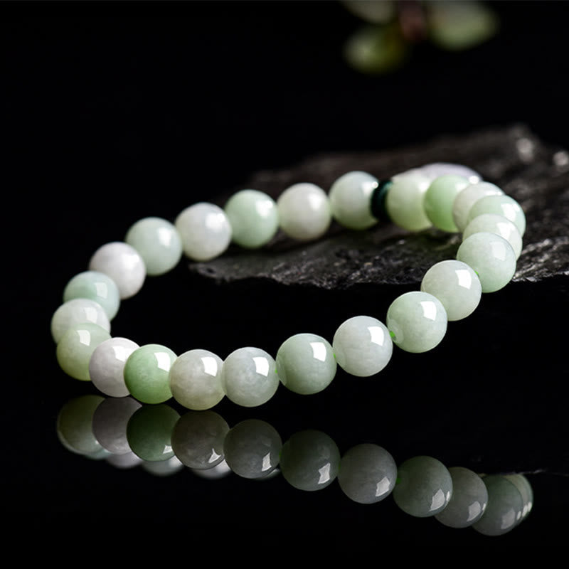 Foviel Natural Jade Money Bag Charm Luck Bracelet
