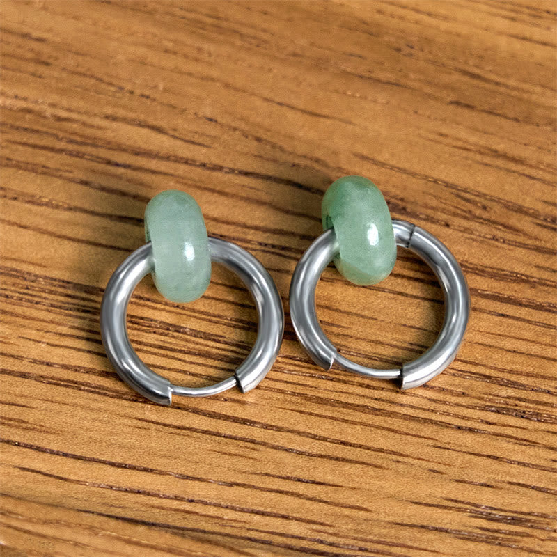 Boucles d'oreilles renforcées en acier titane Foviel