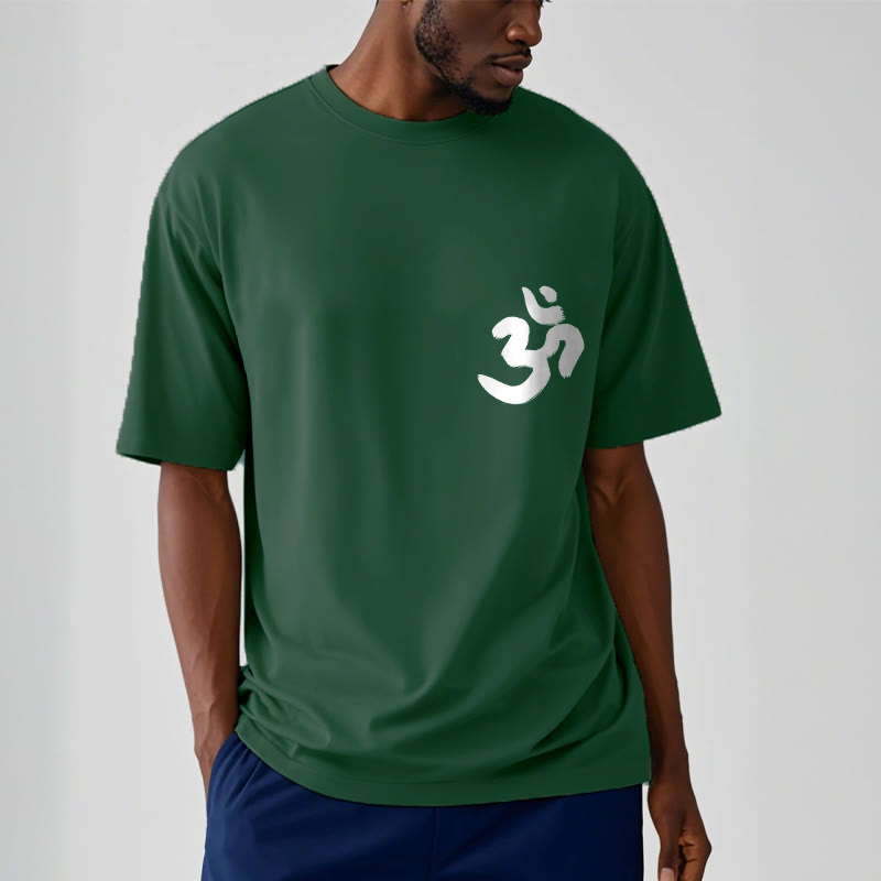 Buddha Stones Om Symbol Sanskrit Tee T-shirt - image 2