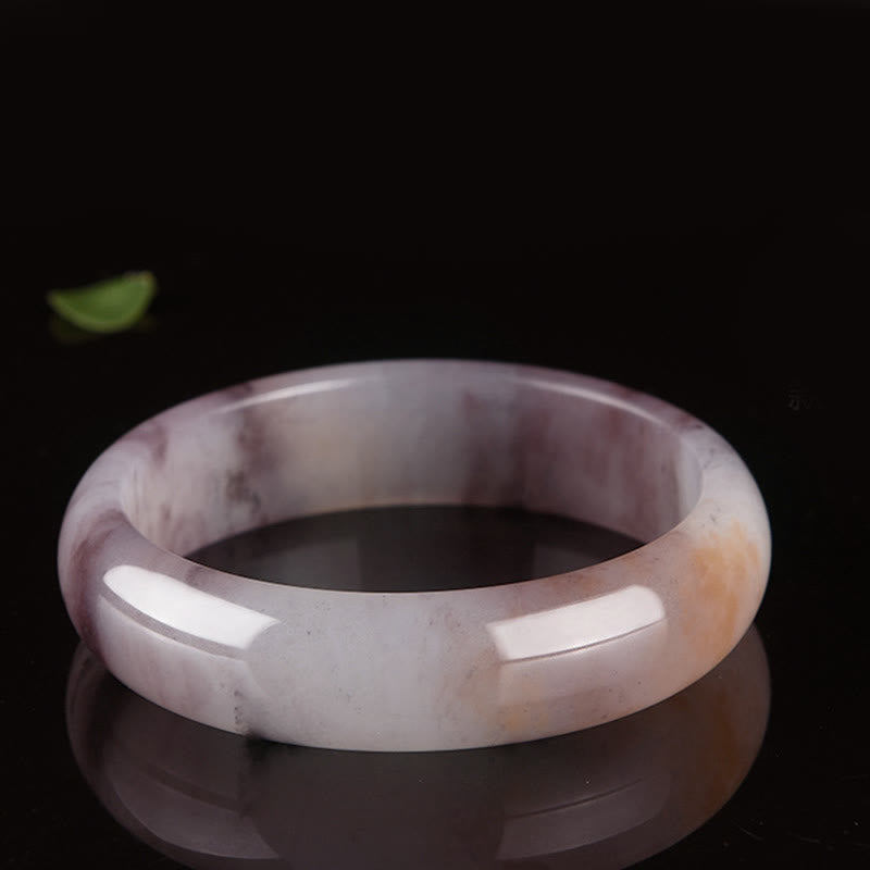 Foviel Purple Jade Happiness Protection Bracelet Bangle