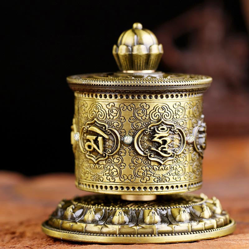 Buddha Stones Tibetan Blessing Prayer Wheel Car Decoration - image 2