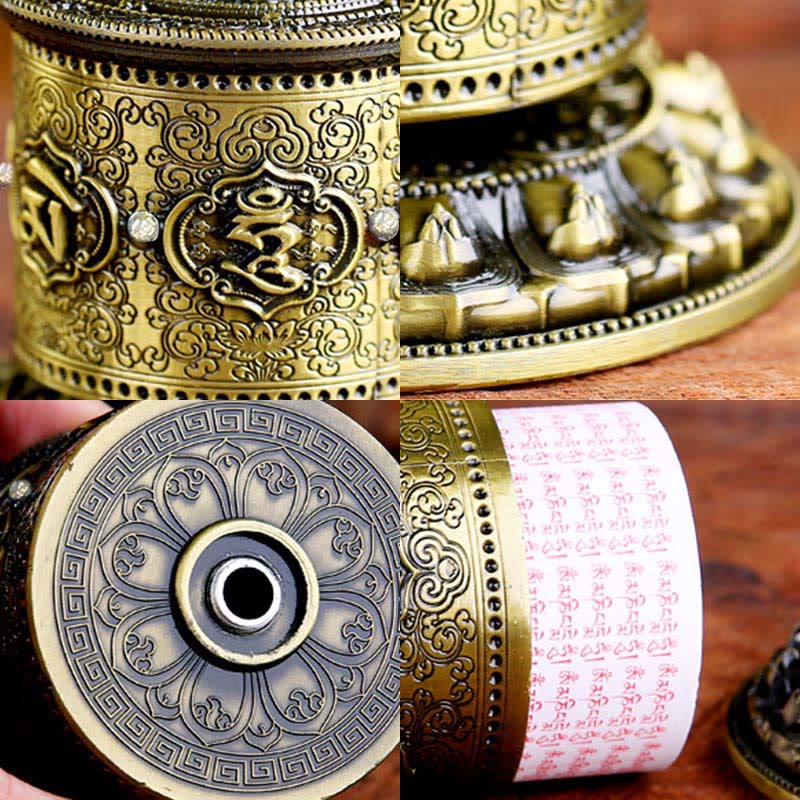 Buddha Stones Tibetan Blessing Prayer Wheel Car Decoration - image 9