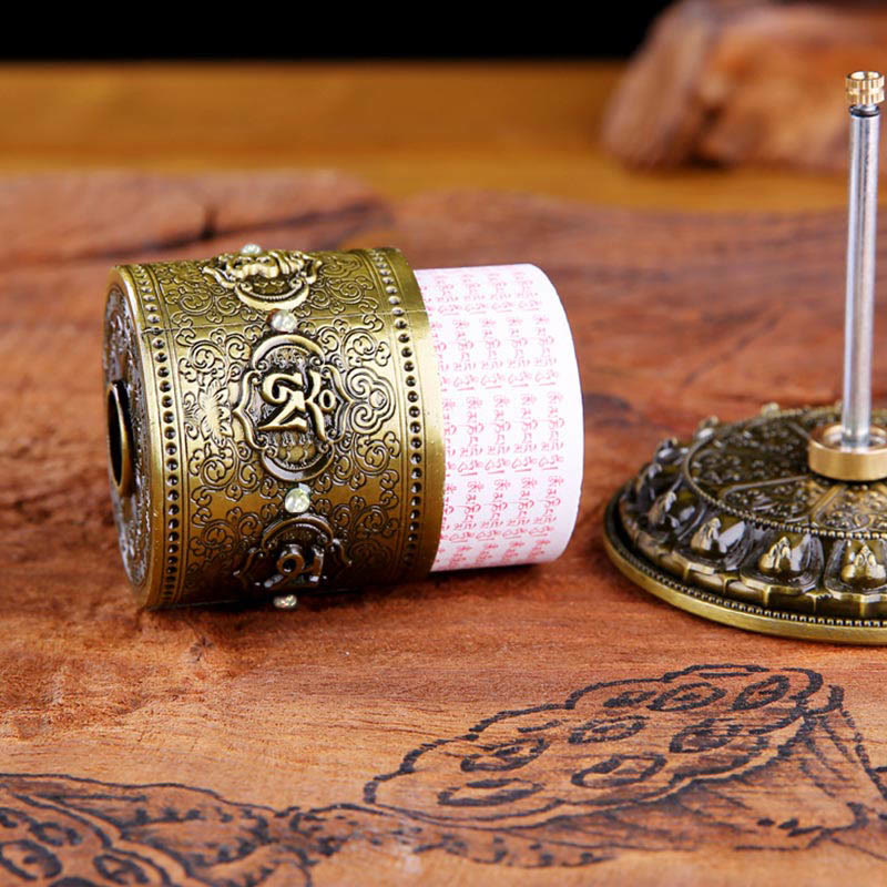 Buddha Stones Tibetan Blessing Prayer Wheel Car Decoration - image 8