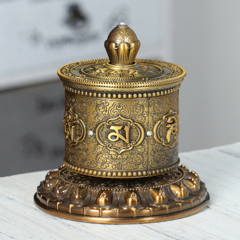 Buddha Stones Tibetan Blessing Prayer Wheel Car Decoration - image 5