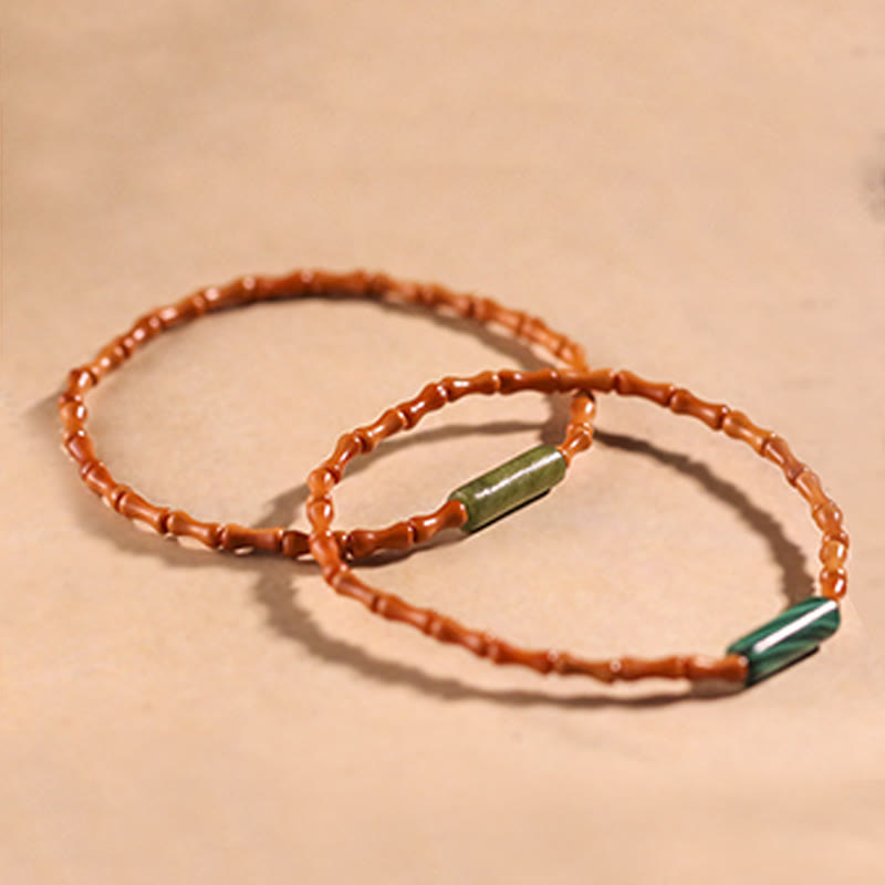 Buddha Stones Ultra-fine Olive Pit Peace Bracelet - image 18