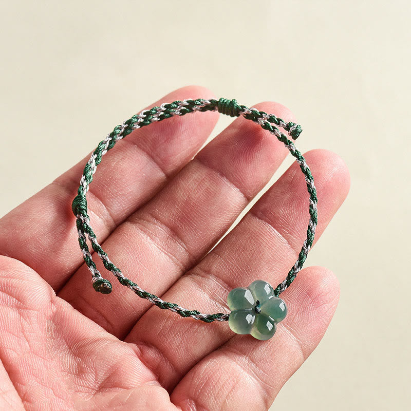 FREE Today: Luck and Prosperity Natural Flower Jade Hand-Woven Bracelet - image 8