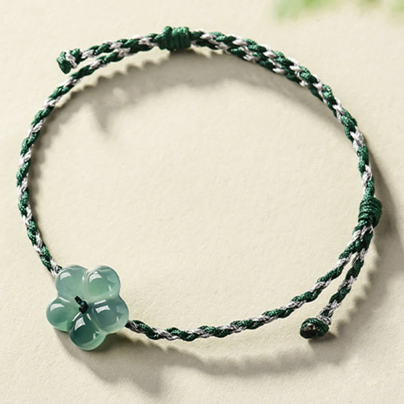 FREE Today: Luck and Prosperity Natural Flower Jade Hand-Woven Bracelet - image 1