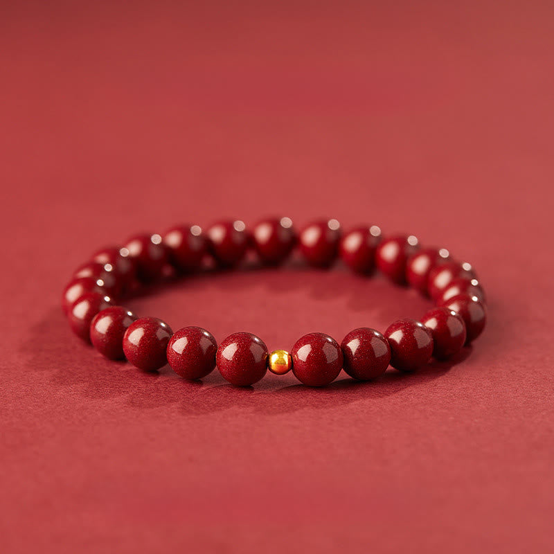 Buddha Stones "Wishing Protection and Energy" Cinnabar Bracelet Includes Gift Message Card - image 14