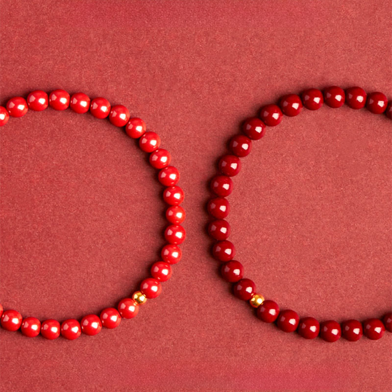 Buddha Stones "Wishing Protection and Energy" Cinnabar Bracelet Includes Gift Message Card - image 25