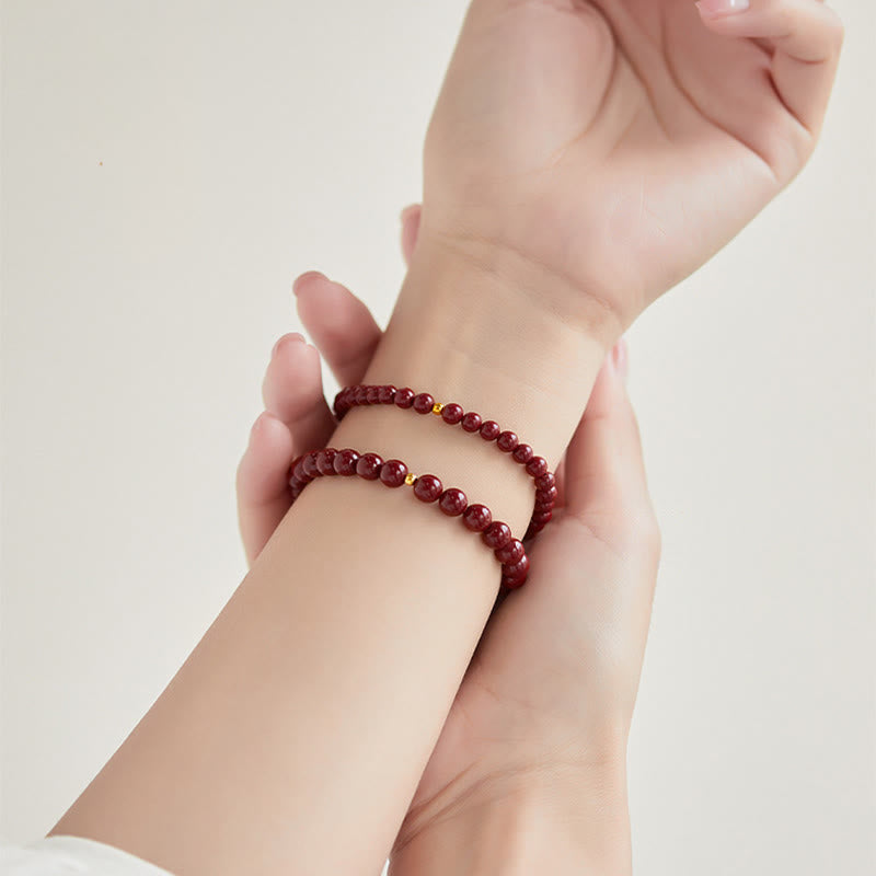 Buddha Stones "Wishing Protection and Energy" Cinnabar Bracelet Includes Gift Message Card - image 30