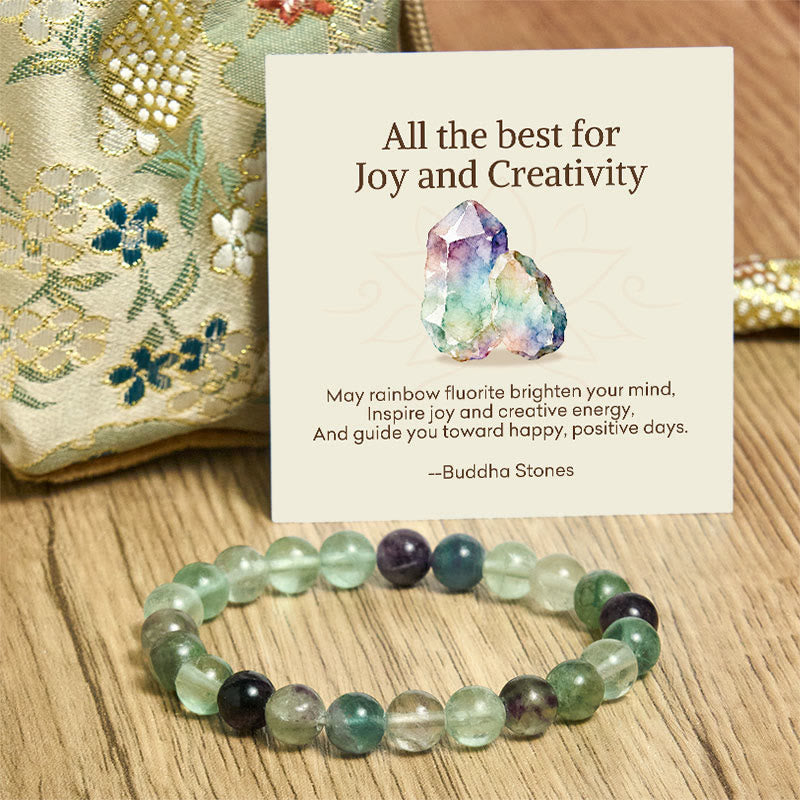 Buddha Stones "All the Best for Love and Harmony" Stone Quartz Bracelet Includes Gift Message Card - image 72