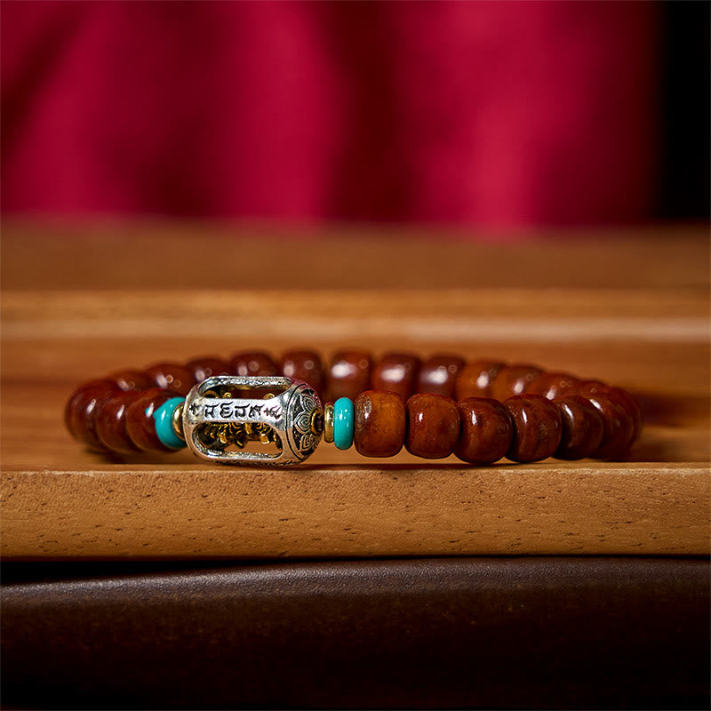 Buddha Stones Bone Beads Vajra Three-eyed Dzi Bead Luck Bracelet - image 15