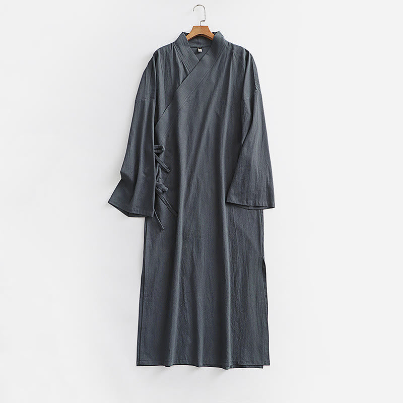 Buddha Stones Wudang Traditional Tai Chi Martial Arts Ceremony Long Sleeve Men's Taoist Long Robe - image 6