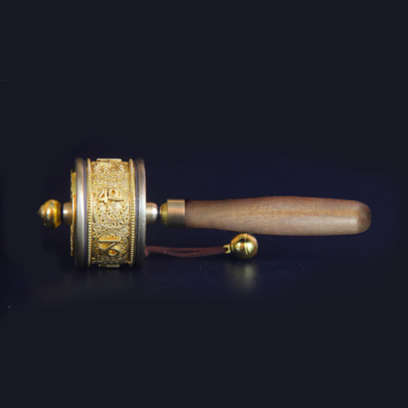 Buddha Stones Tibetan Lucky Prayer Wheel Six True Words Decoration - image 4