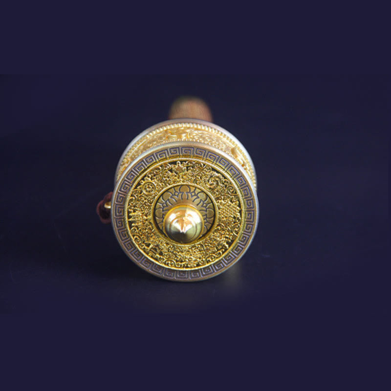 Buddha Stones Tibetan Lucky Prayer Wheel Six True Words Decoration - image 6