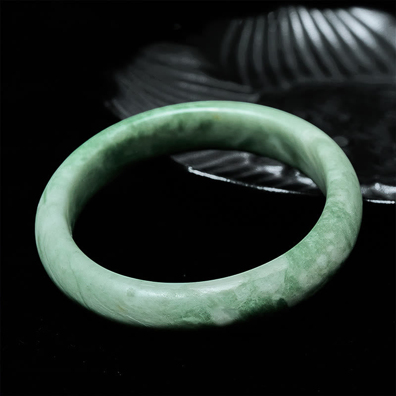 FREE Today: Luck and Prosperity Natural Jade Simple Design Cuff Bangle Bracelet - image 2