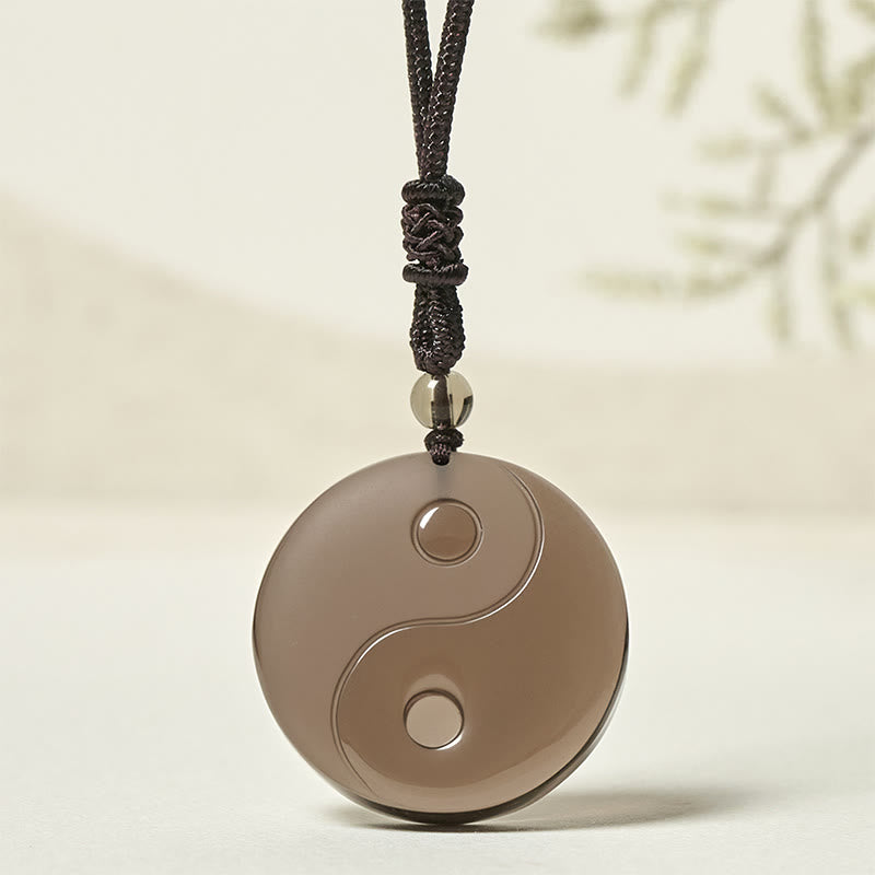 FREE Today: Balance YinYang Fengshui Releasing Negativity Necklace Pendant - Ice Obsidian Yin Yang - image 14