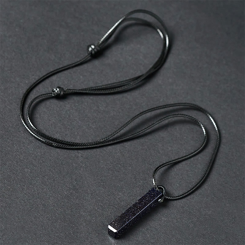 FREE Today: Transformation and Fulfilment Black Obsidian Blue Sandstone Necklace Pendant - image 7