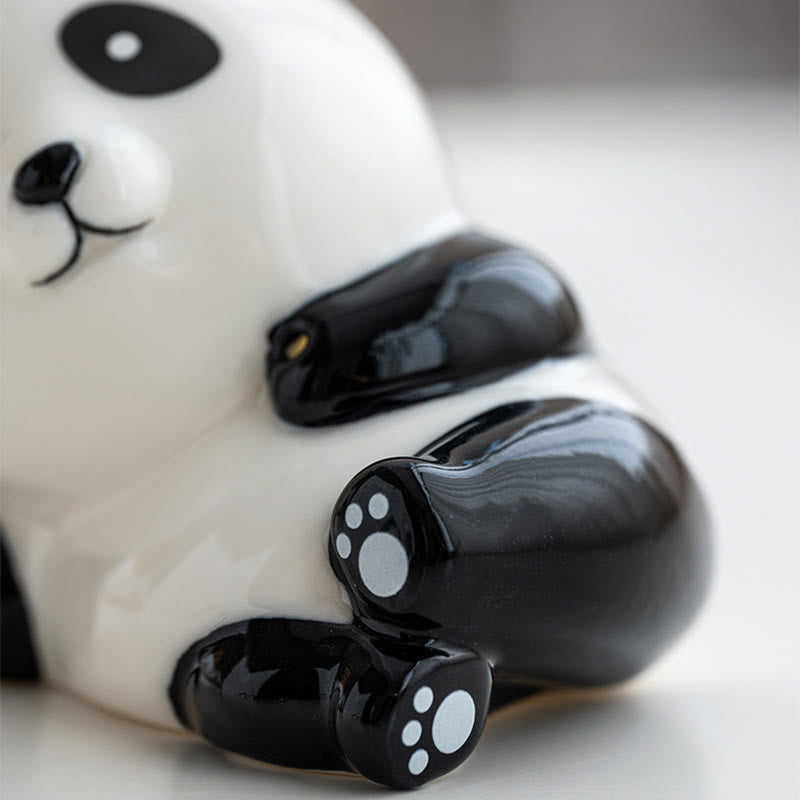Buddha Stones Panda Shape Home Decoration Incense Burner - image 3