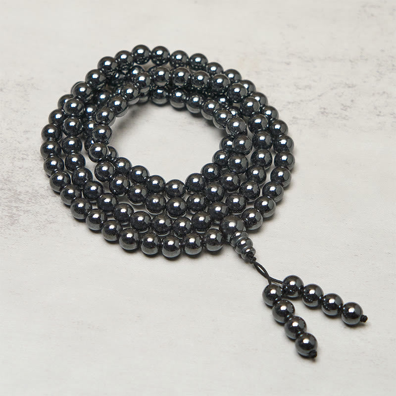 Buddha Stones 108 Beads Terahertz Focus Clarity Mala - 10mm - image 0