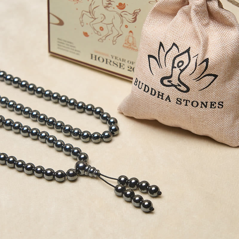 Buddha Stones 108 Beads Terahertz Focus Clarity Mala - image 5