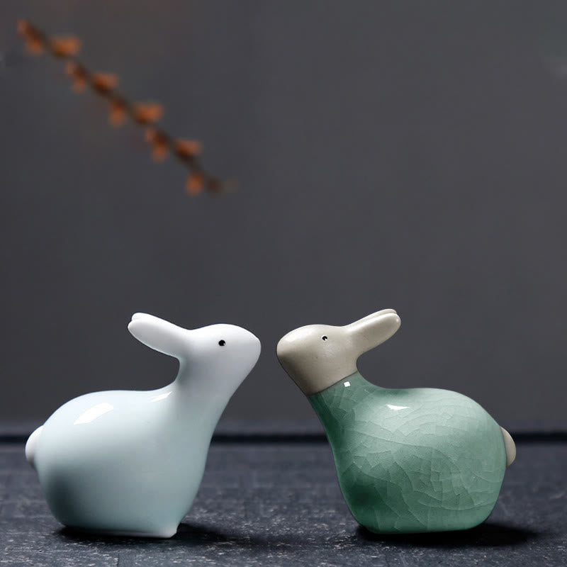 Buddha Stones Chinese Zodiac Ceramic Tea Pet Home Decoration - image 37