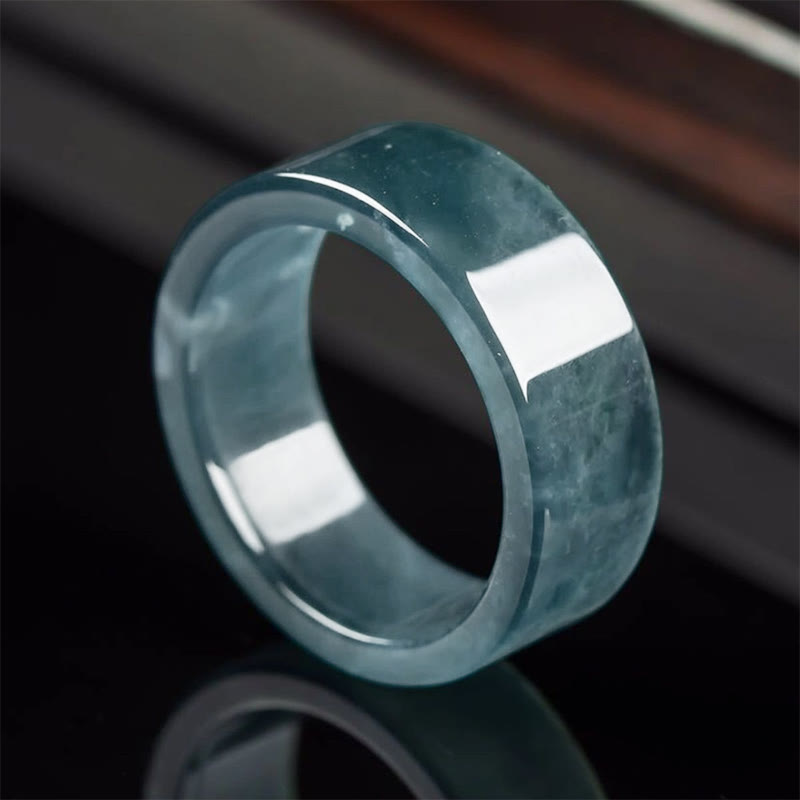 Foviel Jade Luck Abundance Prosperity Ring