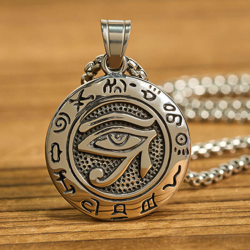 FREE Today: Protection and Courage Titanium Steel Evil Eye Necklace Pendants - image 2