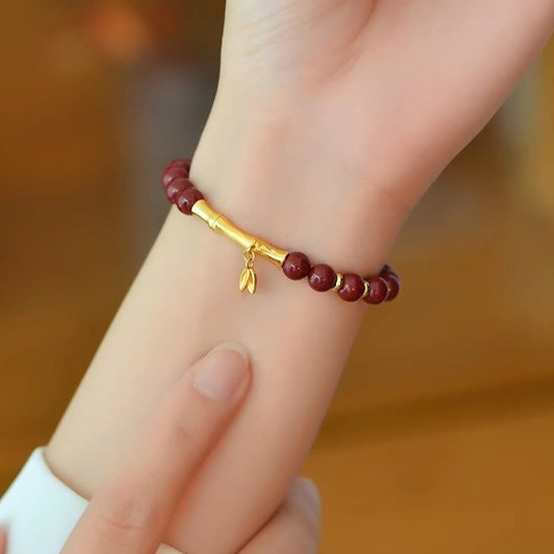 Buddha Stones Cinnabar 925 Sterling Silver Concentration Bracelet - image 11