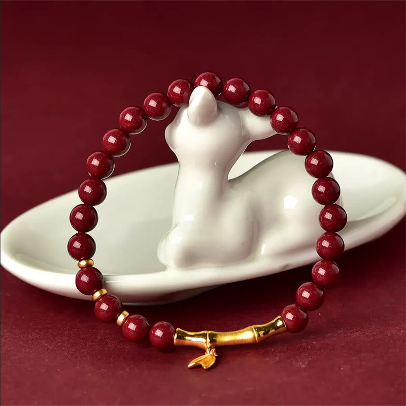 Buddha Stones Cinnabar 925 Sterling Silver Concentration Bracelet - image 10