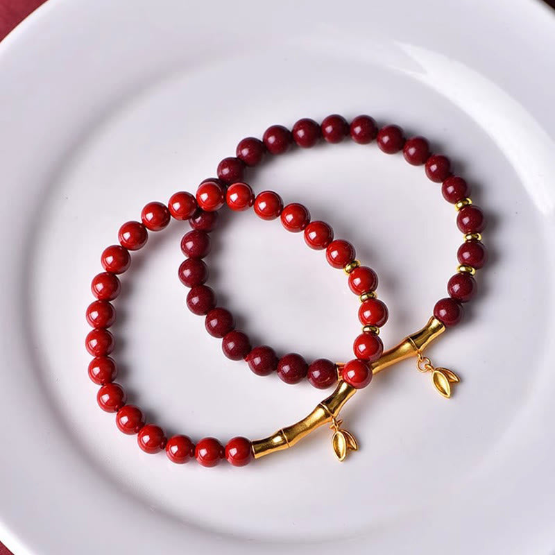 Buddha Stones Cinnabar 925 Sterling Silver Concentration Bracelet - image 14