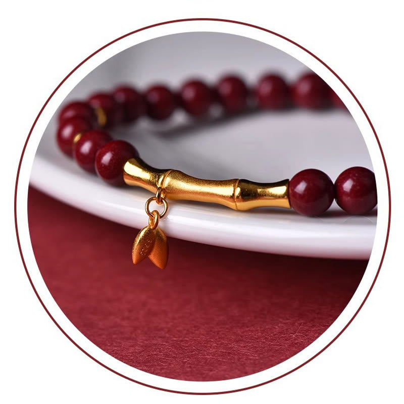 Buddha Stones Cinnabar 925 Sterling Silver Concentration Bracelet - image 12