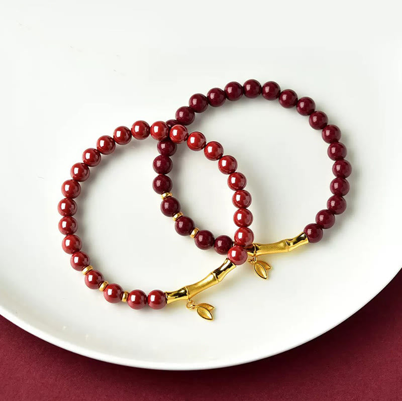 Buddha Stones Cinnabar 925 Sterling Silver Concentration Bracelet - image 15
