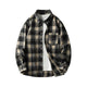 Schwarzer Leichtgelb Plaid / USA/UK/AU36,EU46 (XL). (EN) n