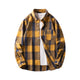 Gold Dunkelblau Plaid / USA/UK/AU36,EU46 (XL). (EN) n
