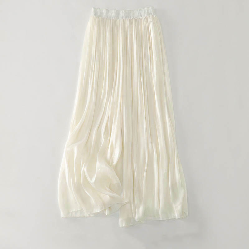 Buddha Stones Summer Plain Women's Polyester Pants - Beige - US8-10,UK/AU12-14,EU40-42 (2XL) - image 4