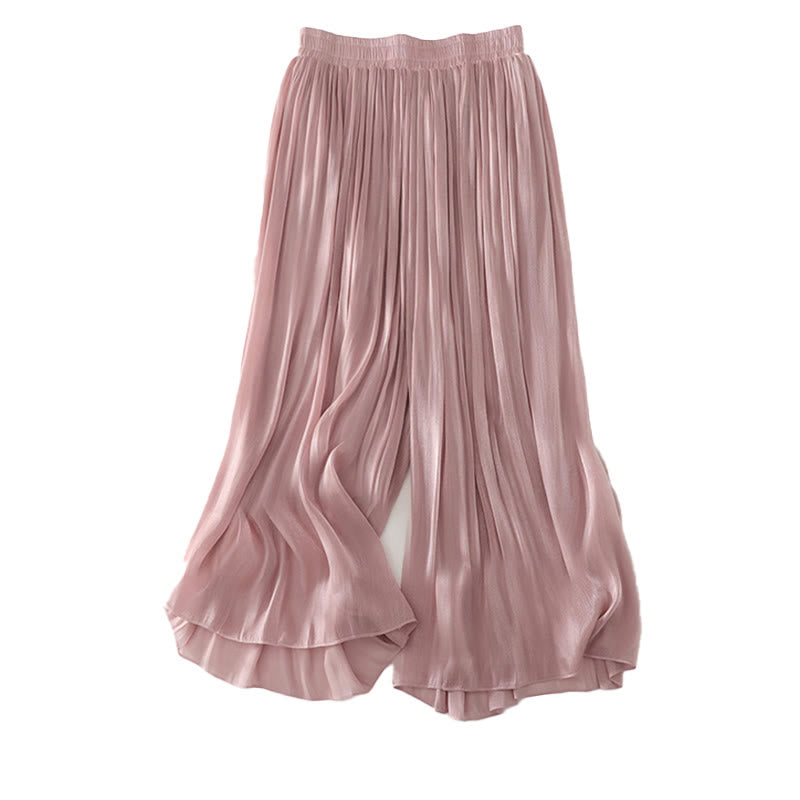 Buddha Stones Summer Plain Women's Polyester Pants - image 16