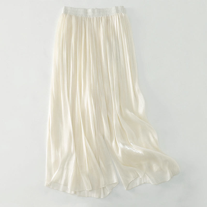 Buddha Stones Summer Plain Women's Polyester Pants - image 5