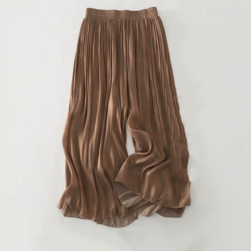 Buddha Stones Summer Plain Women's Polyester Pants - SaddleBrown - US8-10,UK/AU12-14,EU40-42 (2XL) - image 20
