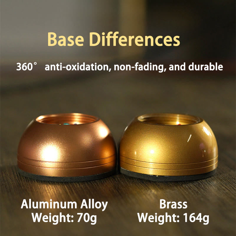 Buddha Stones Lotus Copper Brass New Begining Home Decoration - image 26