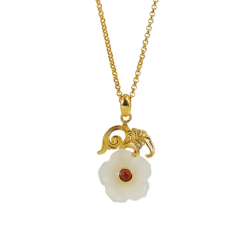 Buddha Stones Hetian Jade 925 Sterling Silver Luck Necklace Pendant - image 10