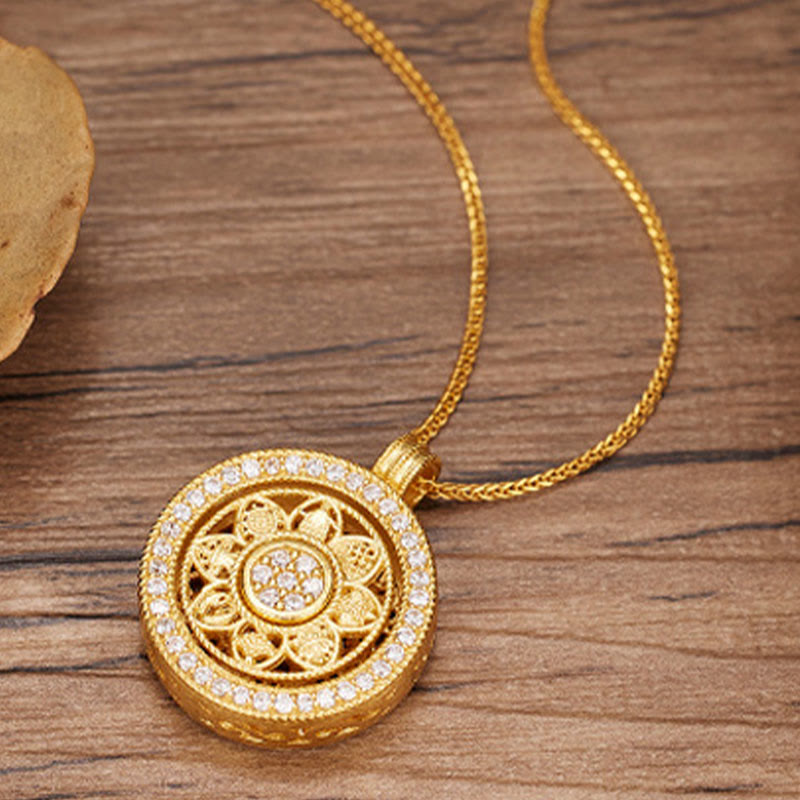 Buddha Stones 925 Sterling Silver Blessing Necklace Pendant - image 1