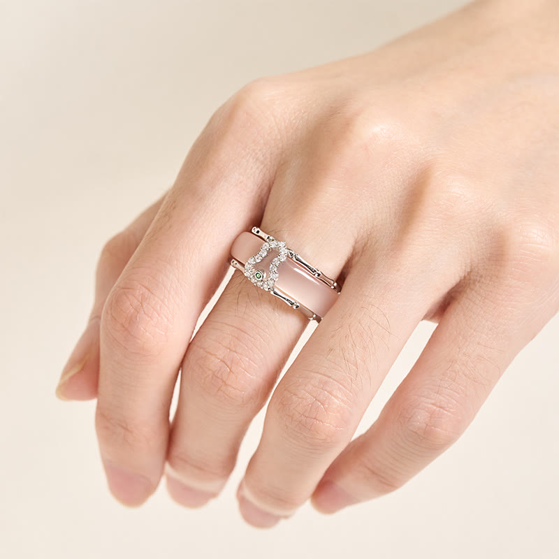 FREE Today: Positive and Harmony Chalcedony Gourd Flower Ring - image 11