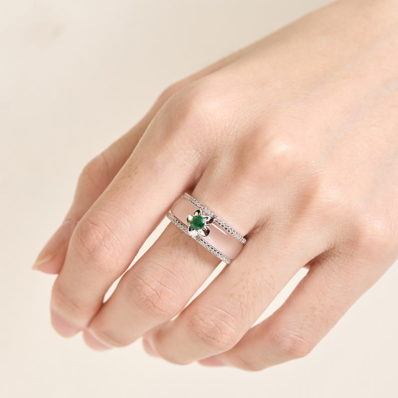 FREE Today: Positive and Harmony Chalcedony Gourd Flower Ring - image 4