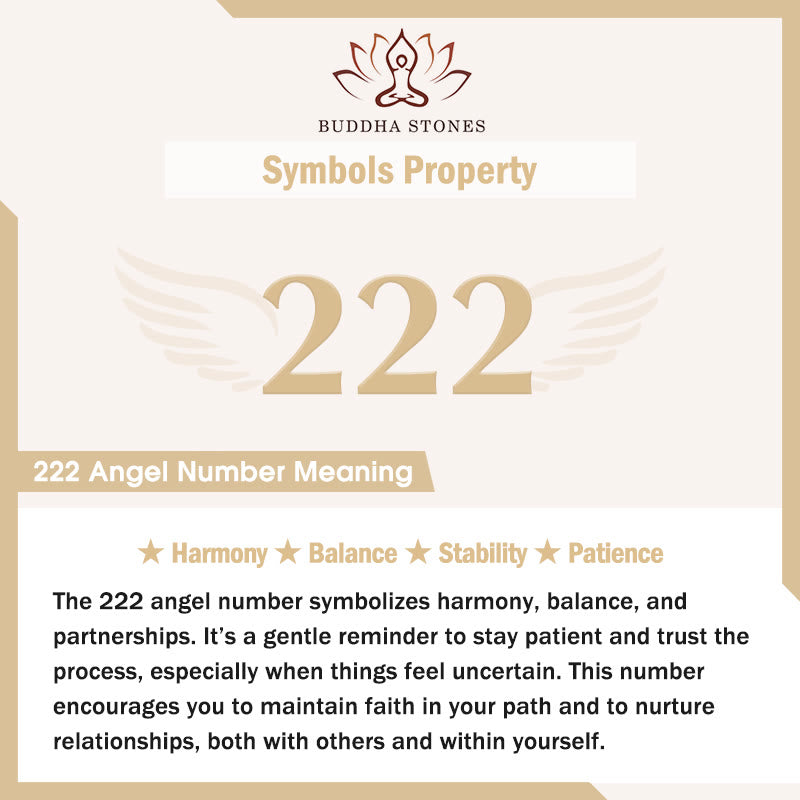 Buddha Stones Titanium Steel 000-999 Angel Numbers Adjustable Black String Faith Bracelet - image 10