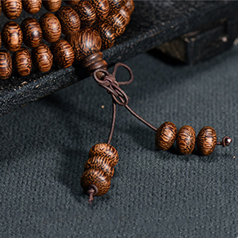 FREE Today: Calm Energy 108 Textured Wood Beads Mala - image 6