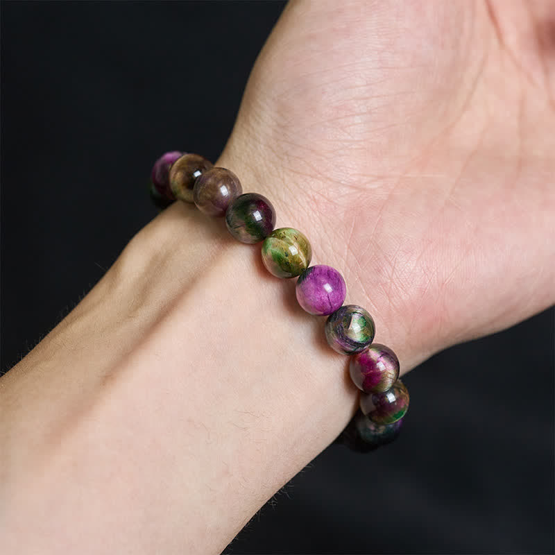 FREE Today: Self Confidence and Protection Red Tiger Eye Colorful Bead Bracelet - image 4