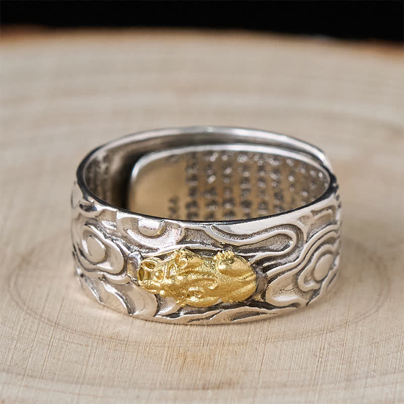 FREE Today: Luck and Wealth Pixiu Heart Sutra Copper Adjustable Ring - image 3