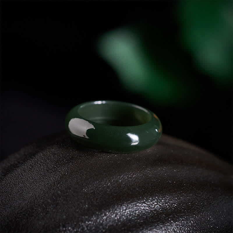 FREE Today: Healing and Luck Natural Cyan Jade Ring - image 4