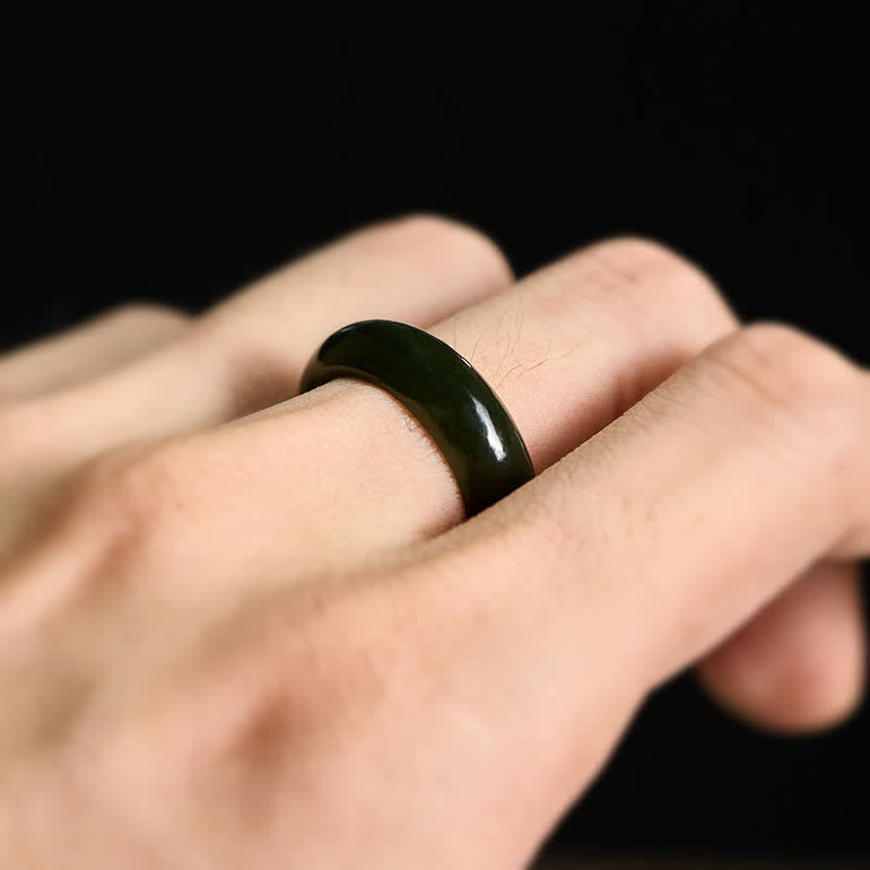 FREE Today: Healing and Luck Natural Cyan Jade Ring - image 9